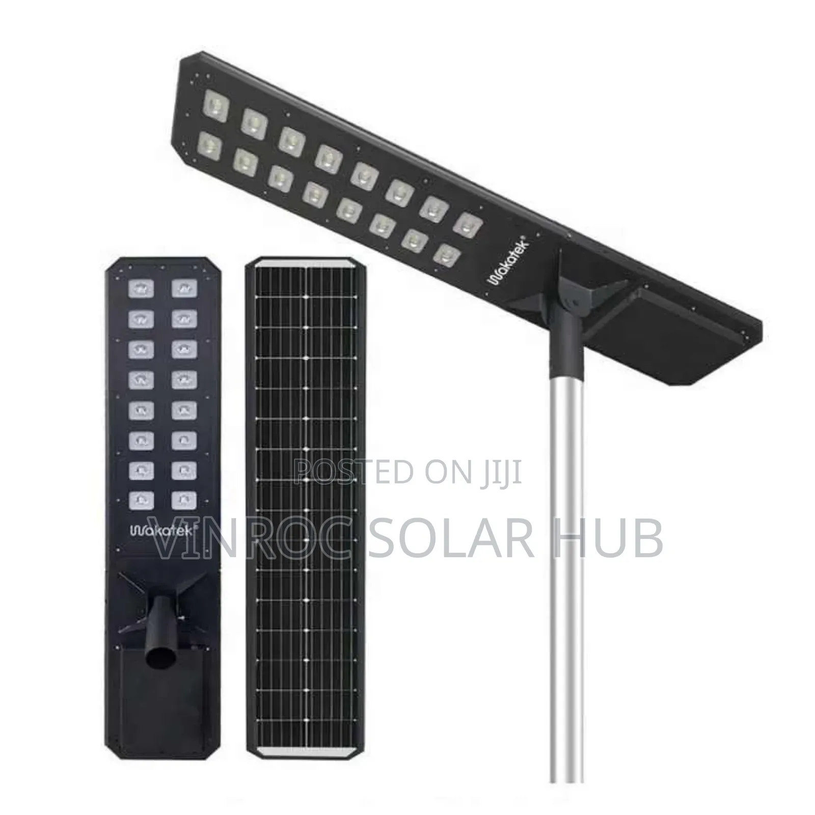 160w Wakatek Solar Streetlights