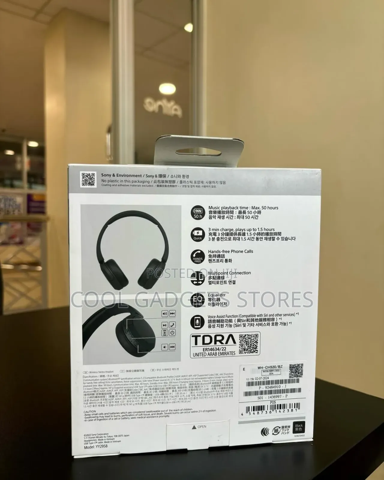 Original Sony Wh-Ch520 Wireless Headphones
