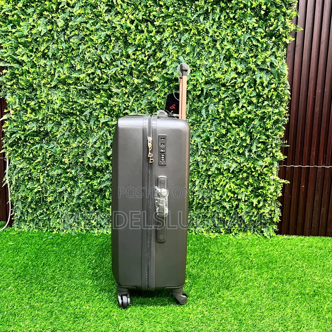 7-in-1 Red Sea Abs Travel Luggage Set (Black)