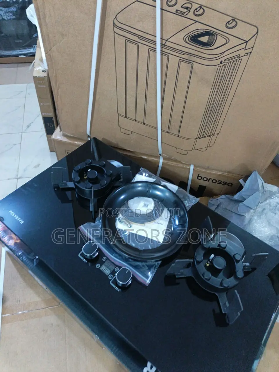 Foldable 2 Burner Cooker Hob Polystar Pv-Nyqb2002t