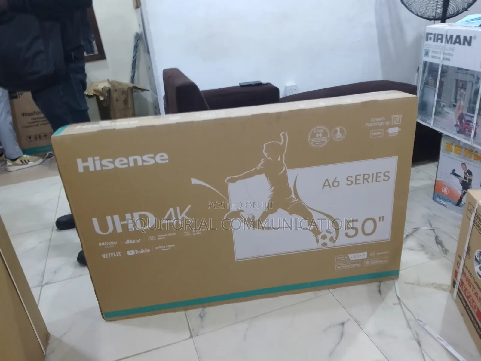 Hisense A6 50-Inch Uhd Smart Tv