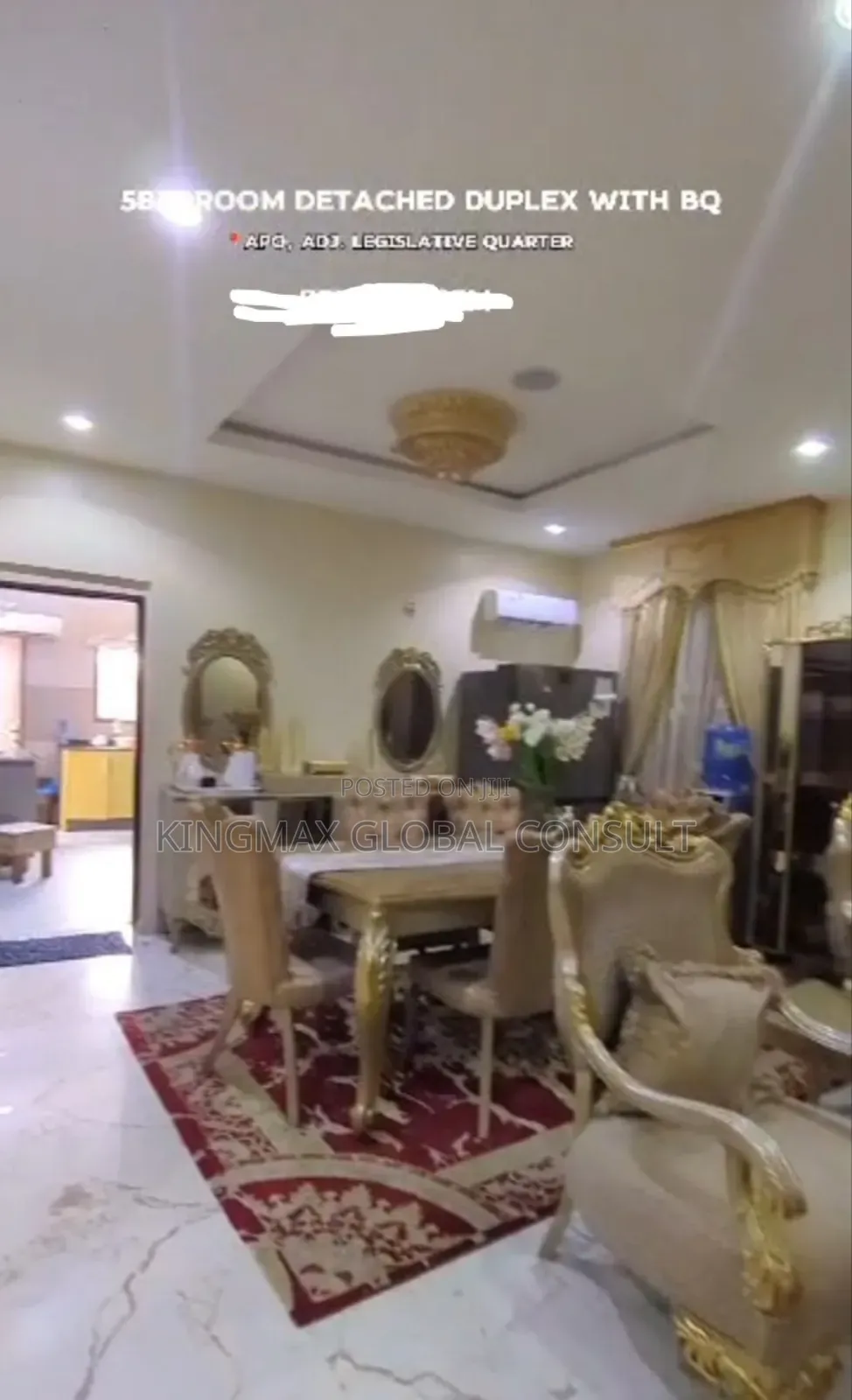 Furnished 5bdrm Duplex in Apo Abuja for sale