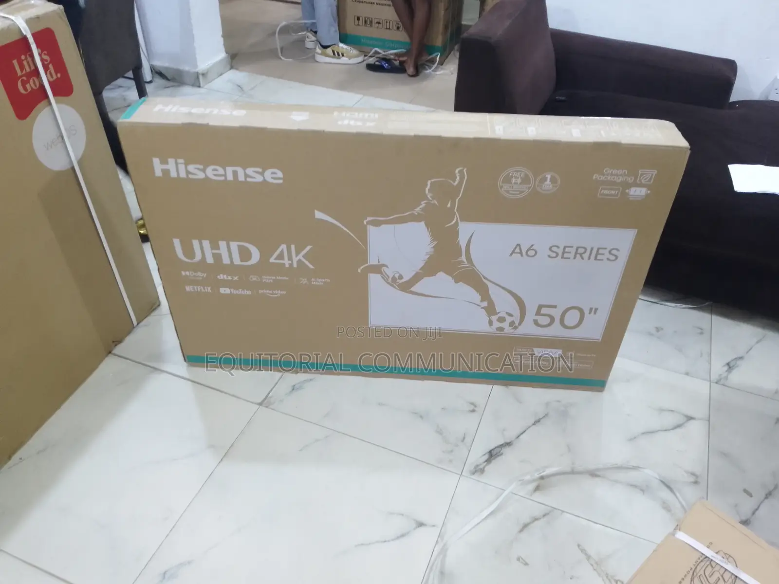 Hisense A6 50-Inch Uhd Smart Television