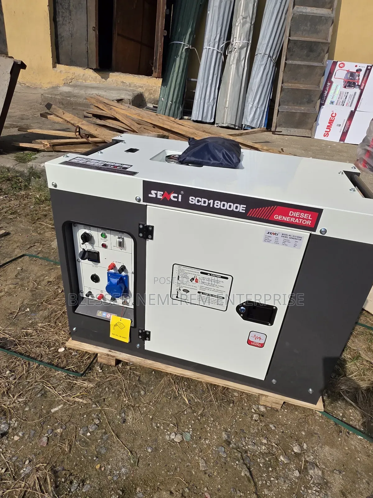 High Quality 12.5kva Senci Diesel Soundproof Generator 1years Wty