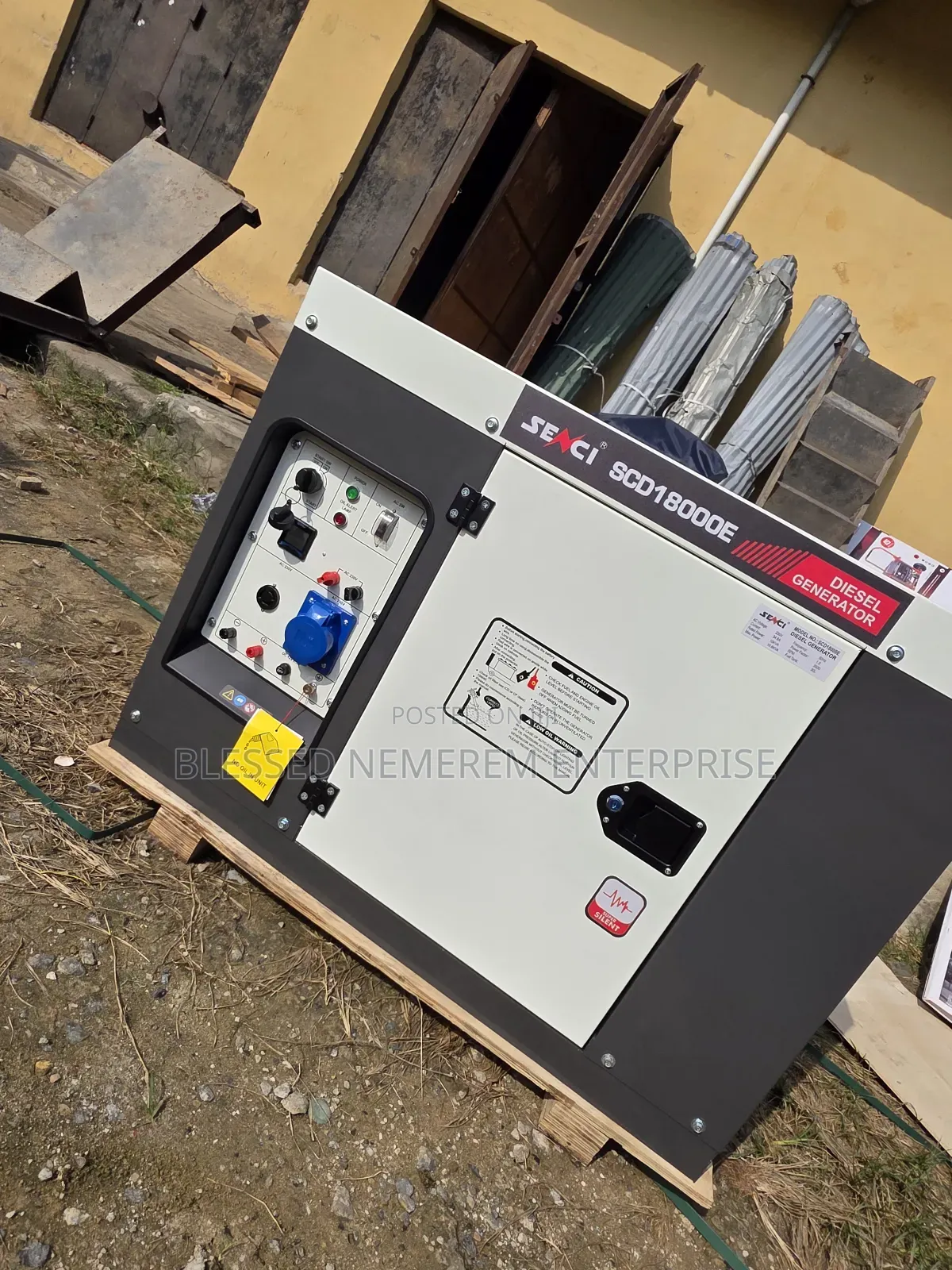 High Quality 12.5kva Senci Diesel Soundproof Generator 1years Wty