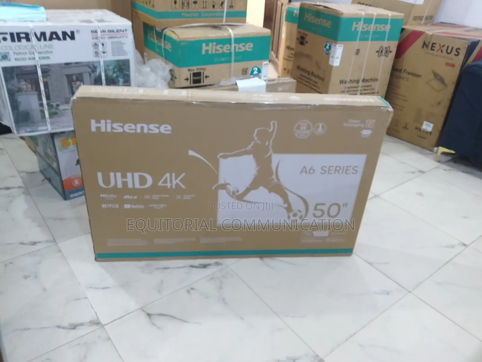 Hisense 50” Uhd Smart Tv A6 Series