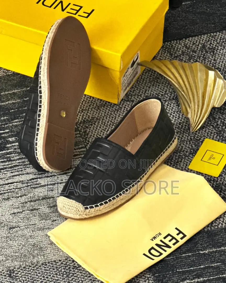 Original Fendi Espadrilles Loafers Shoes