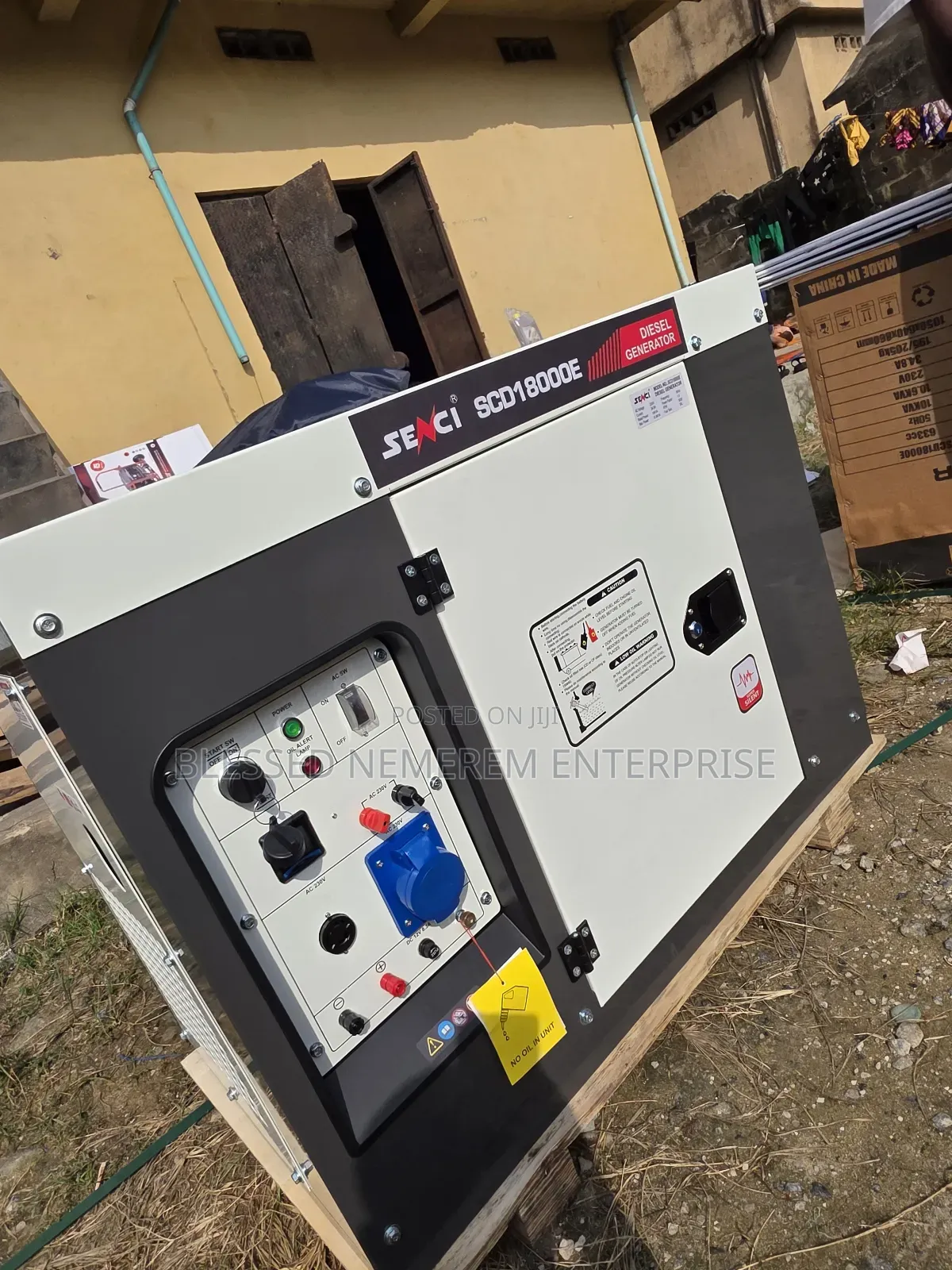 This Is Senci Diesel Soundproof Gen 1years Wty 12.5kva 100%Copper Coil
