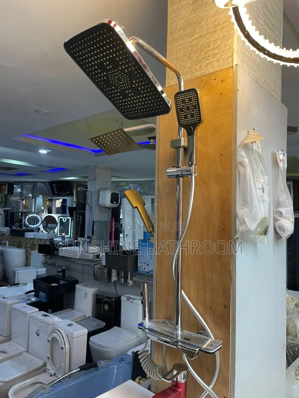 Silver Luxury Shower Sets