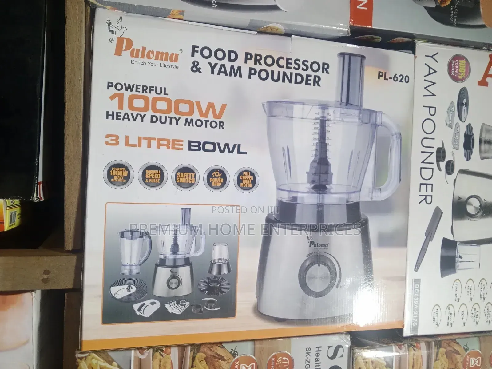 Paloma Food Processor and Yam Pounder