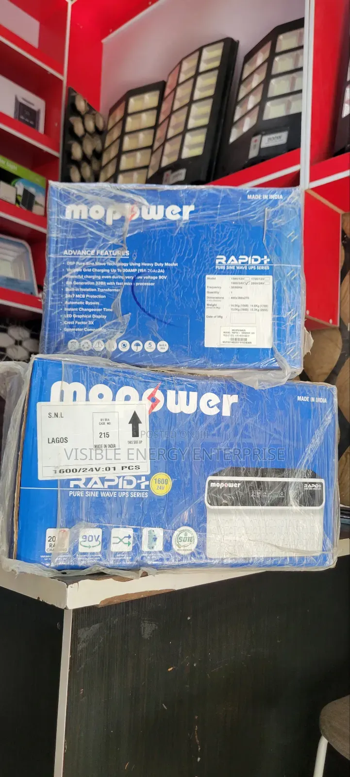 Mopower 1.6kva/24v Pure Sine Wave Transformer-Based Inverter