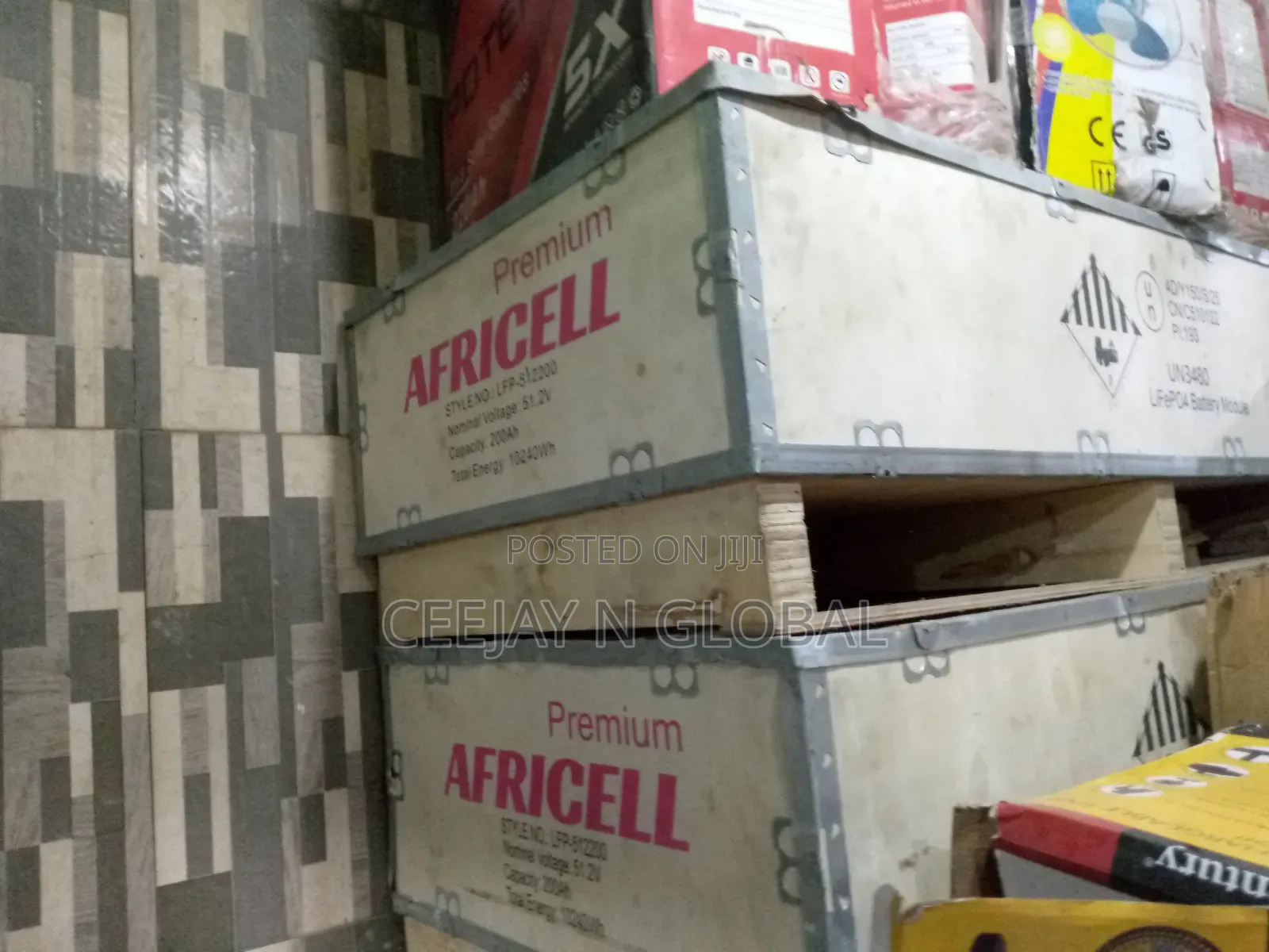 Solar Affricell 10kwh 51.2v Lithium Ion Battery