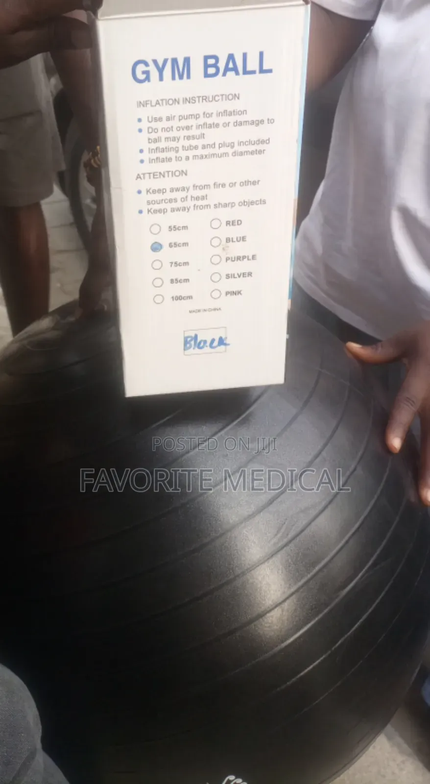 Portable Gym Ball Or Yoga Ball