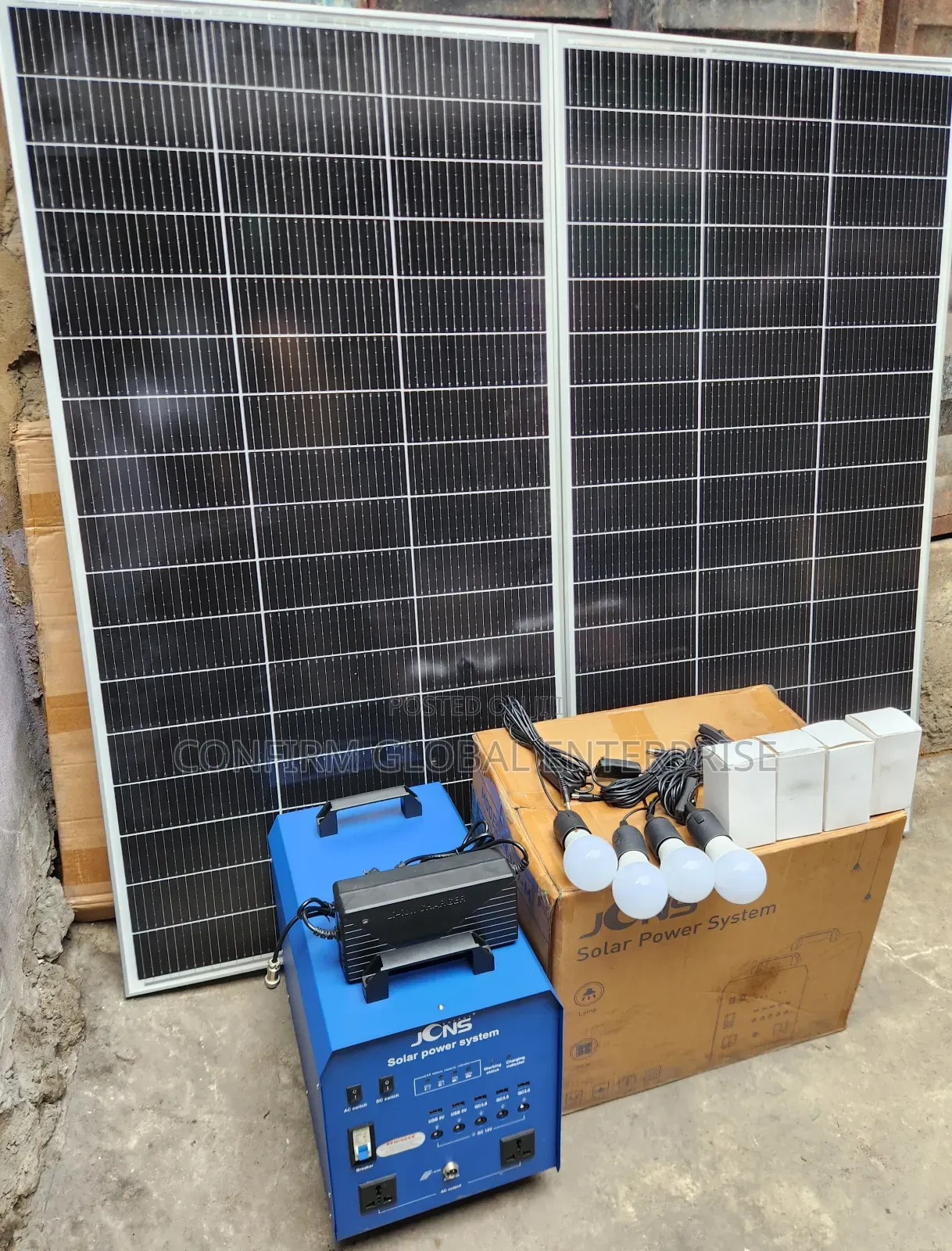 Brand New 1800watts JCNS Solar Power Generator With 320w Solar Panel