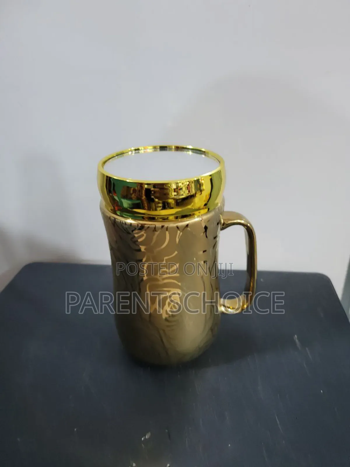 Gold Plated Ceramic Mug