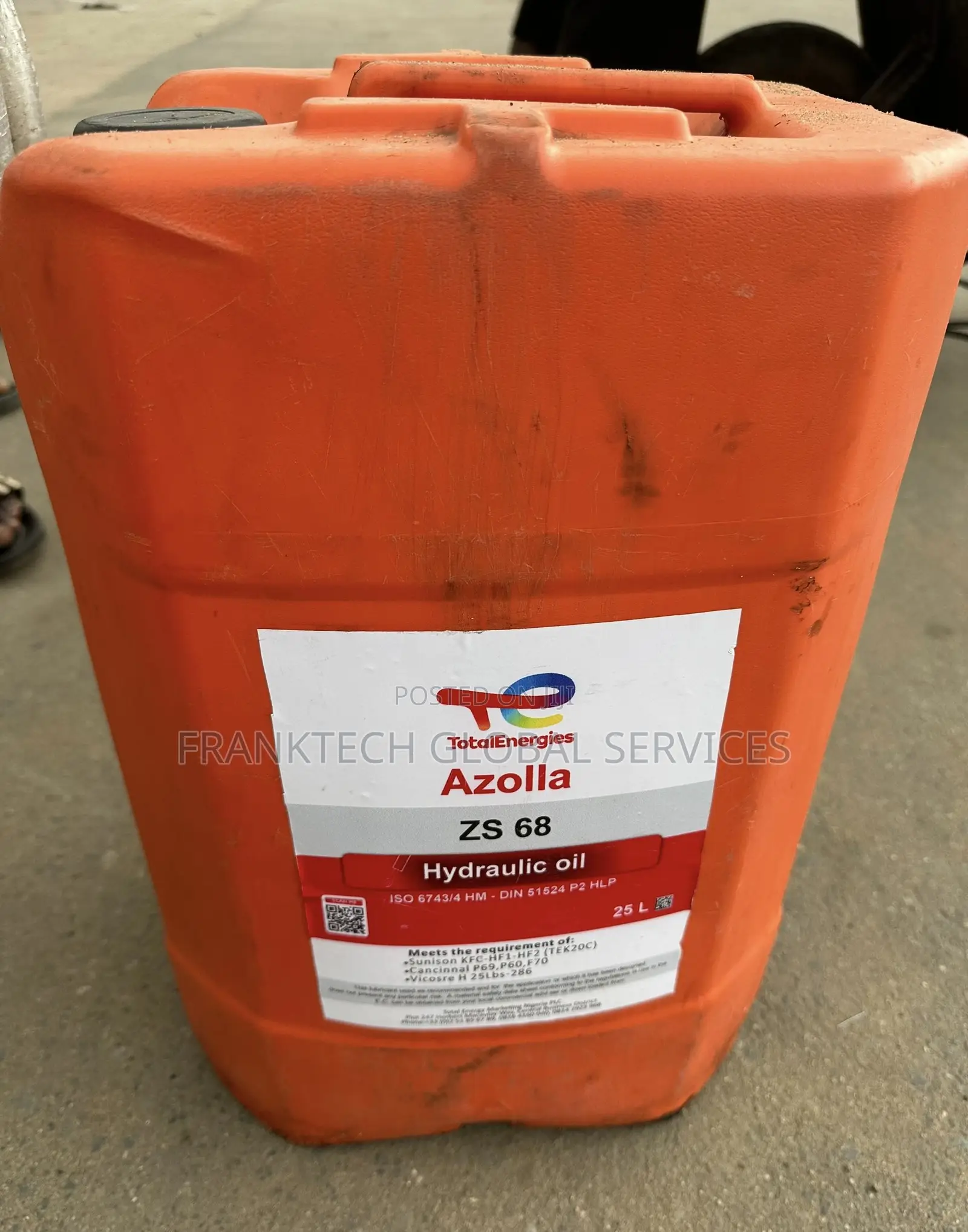 Azolla Zs 68 Hydrouli Oil