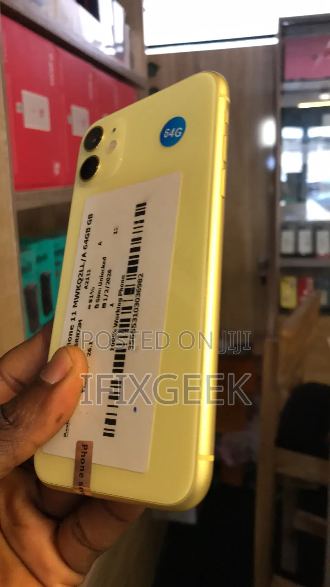 Apple iPhone 11 64 GB Yellow
