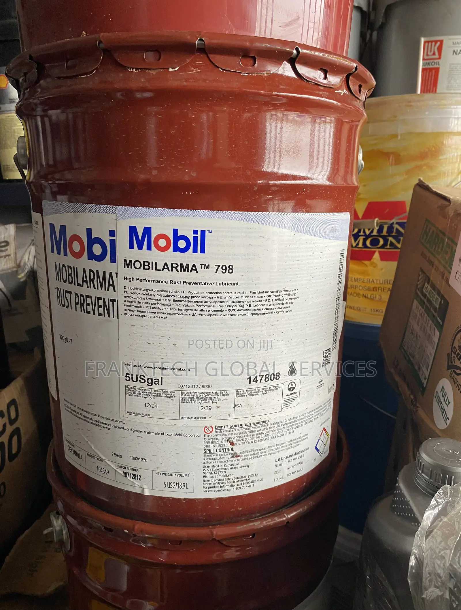 Mobilarma 798 Rust Preventive Lubricants