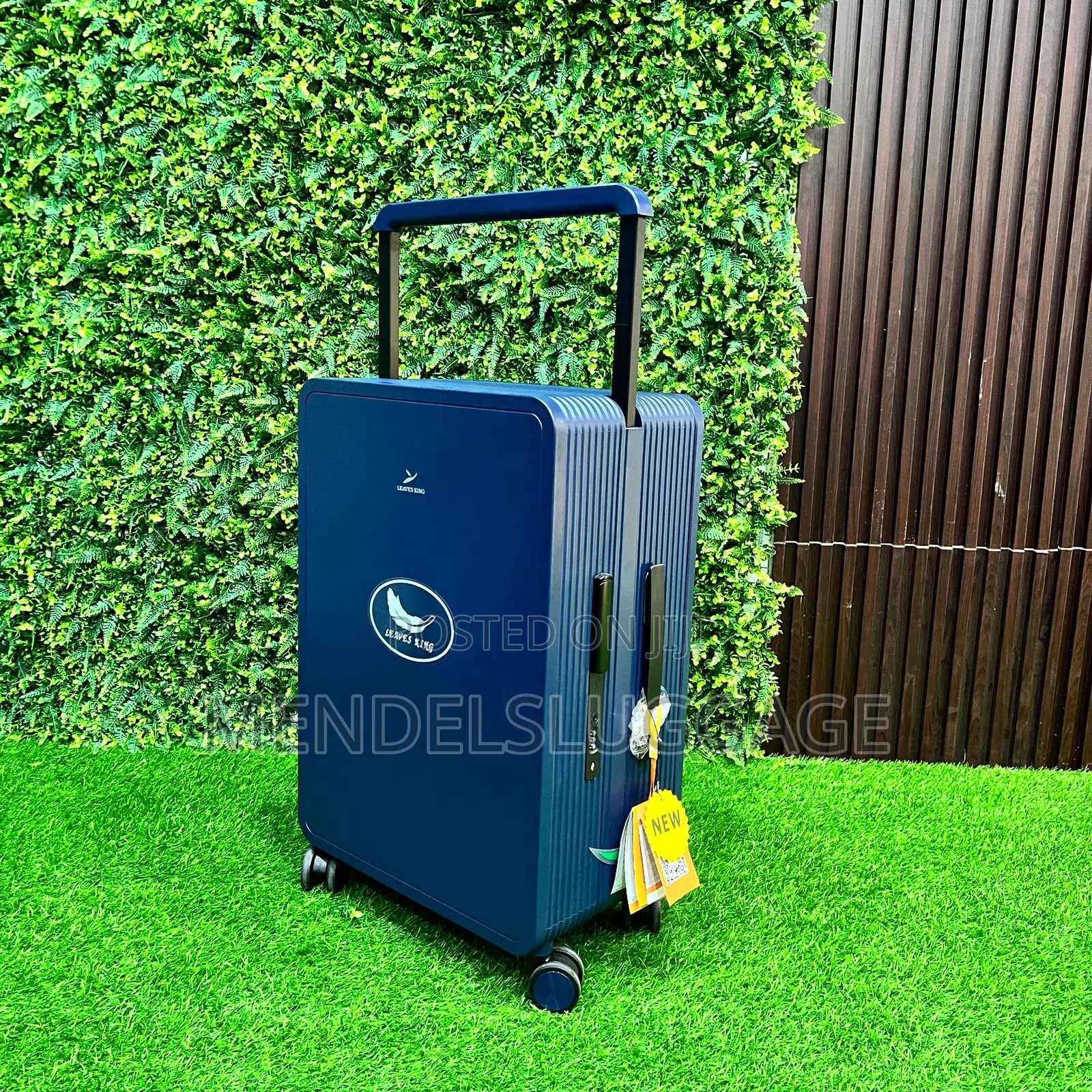 Leaves King Hard Shell Travel Suitcase With Spinner Wheels – Navy Blue