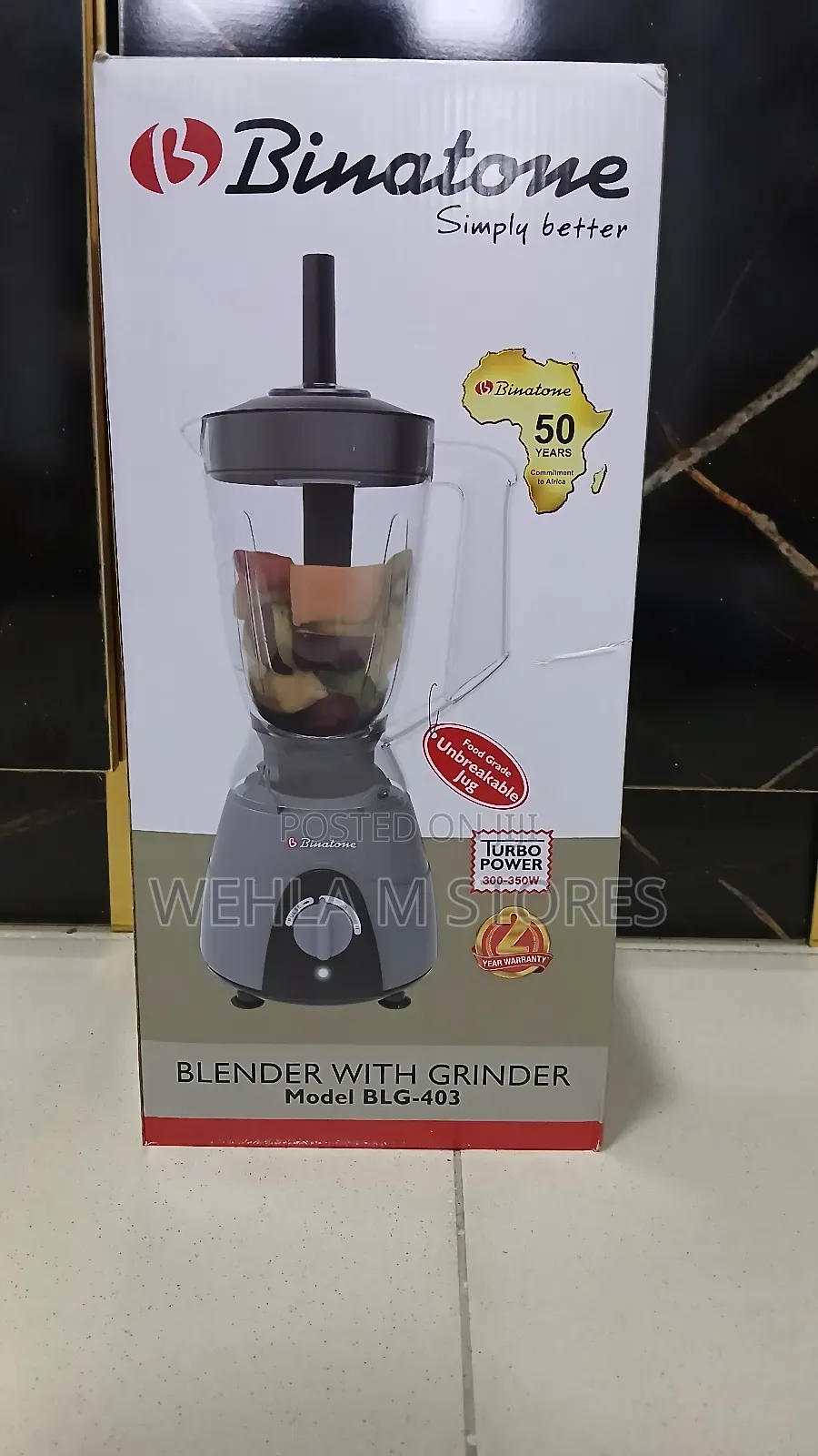 Binatone Blender With Grinder - BLG - 403