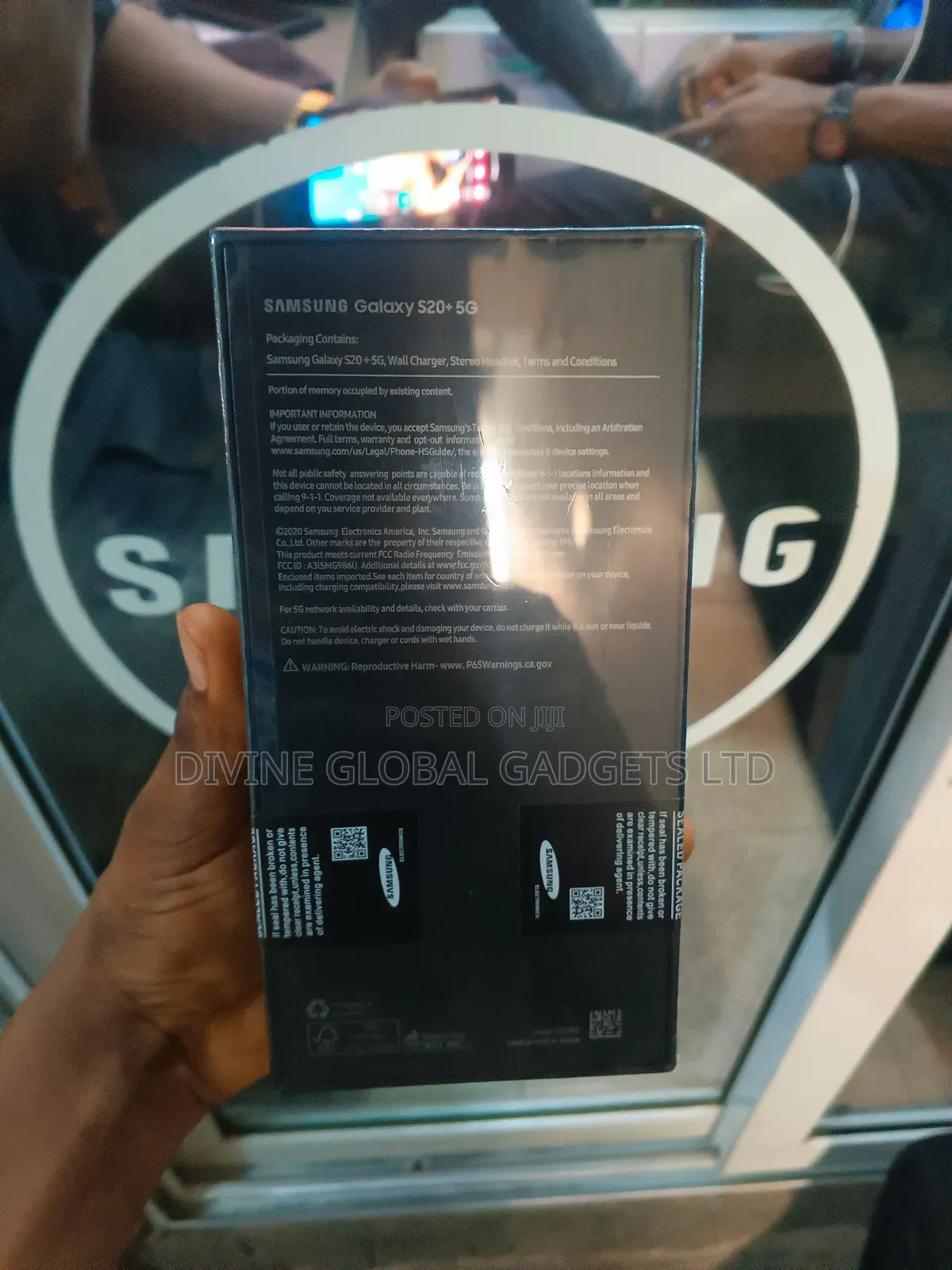 New Samsung Galaxy S20+ 5G 128 GB Black