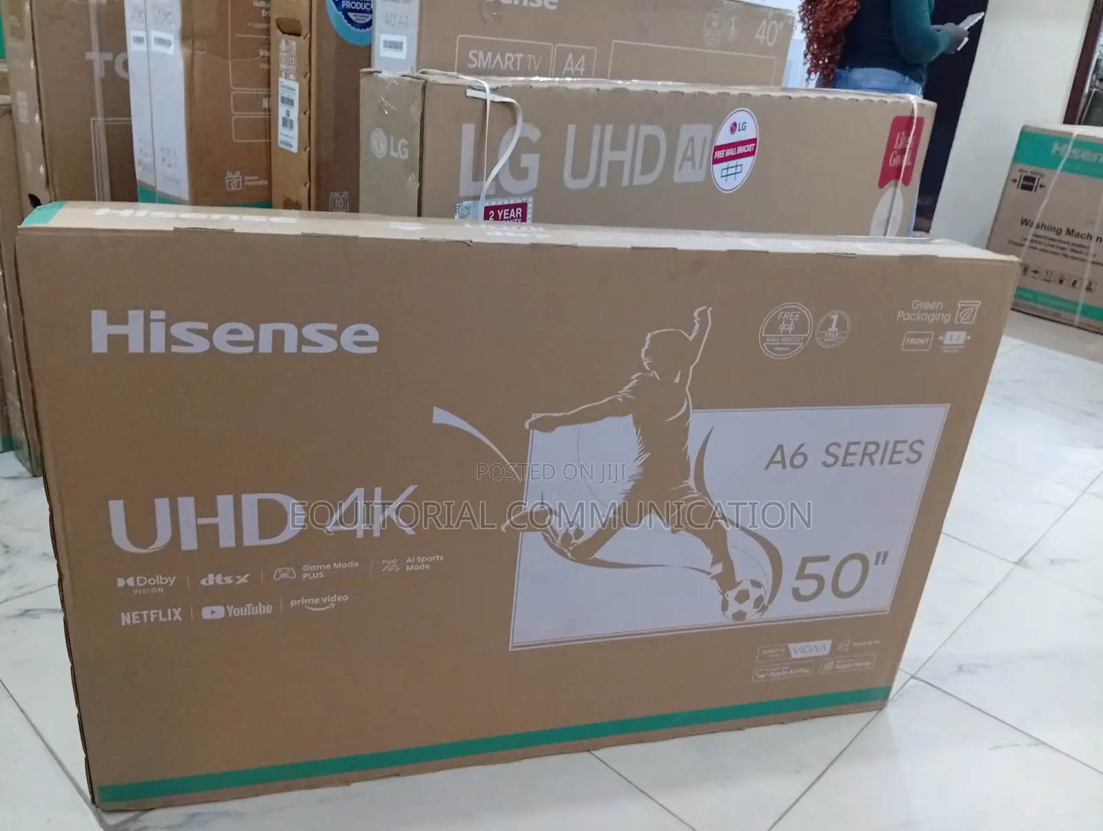 Hisense A6 Series 50” Uhd Led Tv