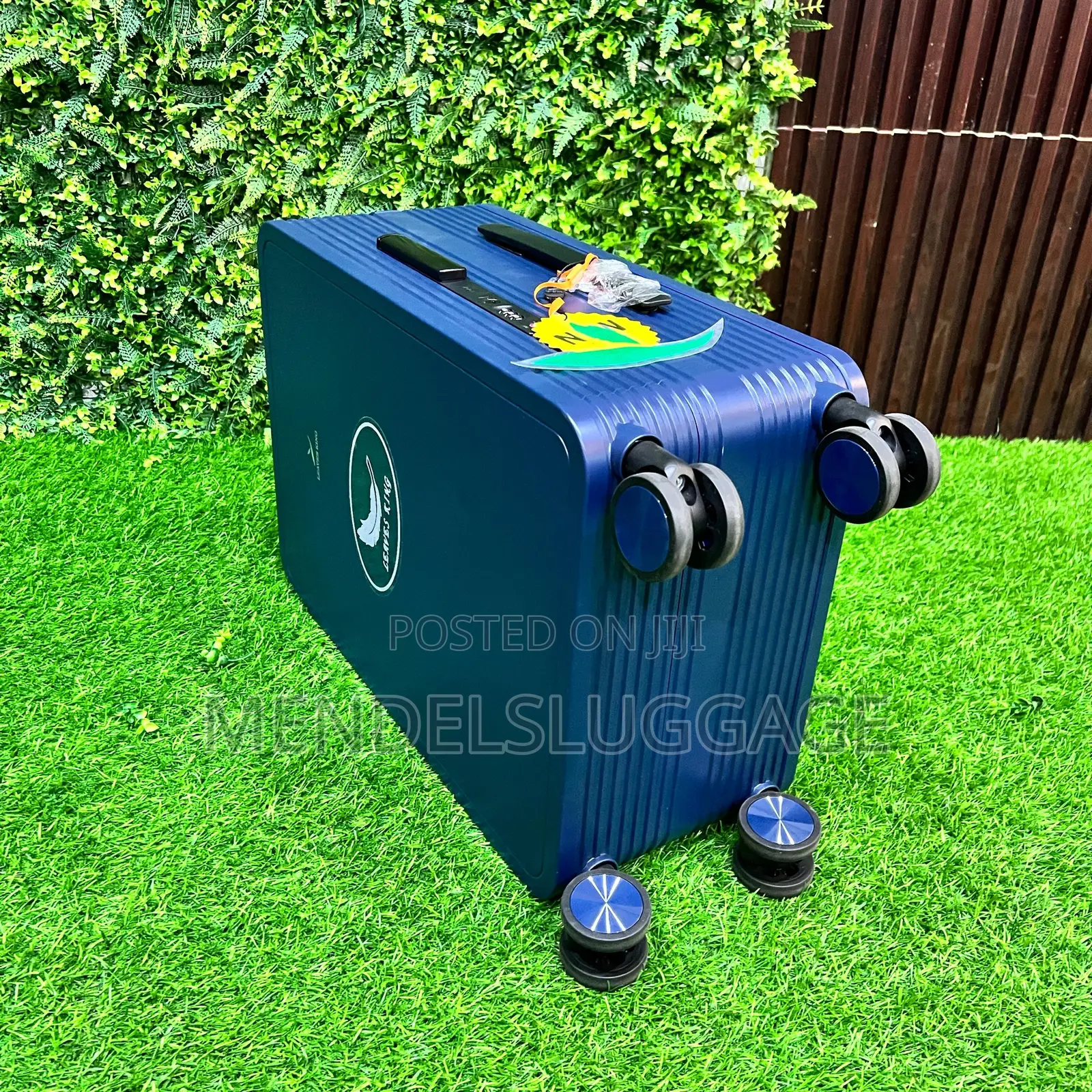 Leaves King Hard Shell Travel Suitcase With Spinner Wheels – Navy Blue