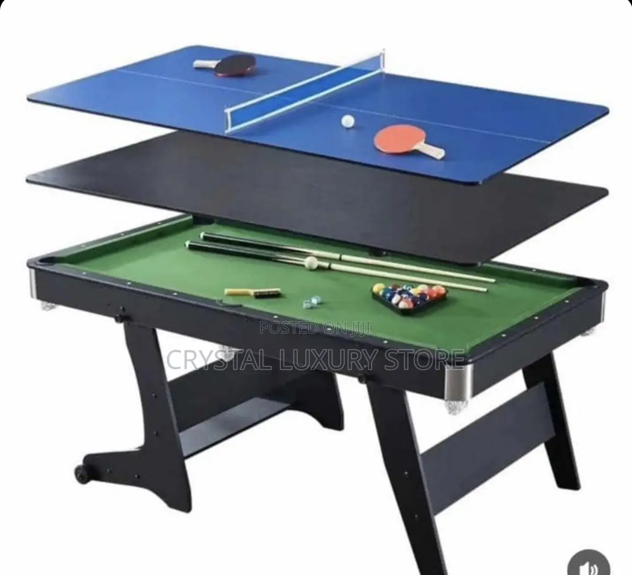 3 in 1 Snooker Board, Table Tennis Table