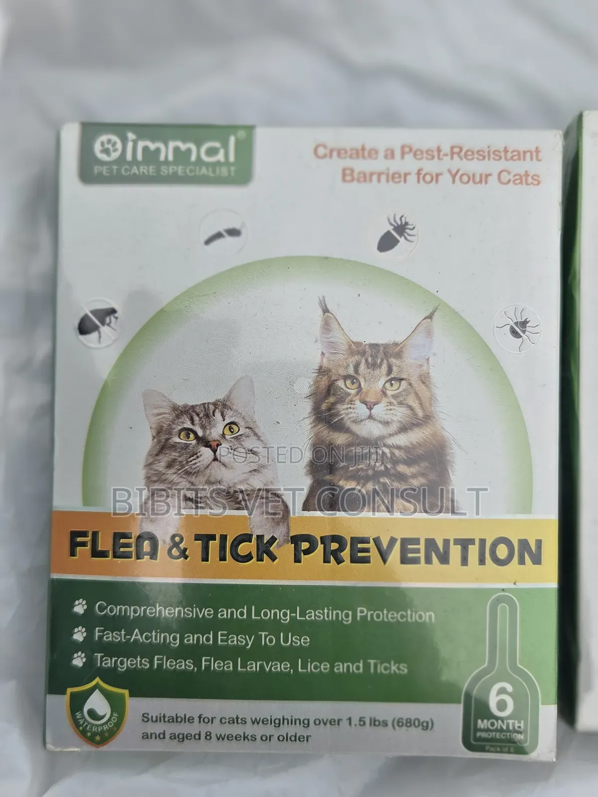 Cat Anti-Tick, Flea, Mite 6 Months Prevention