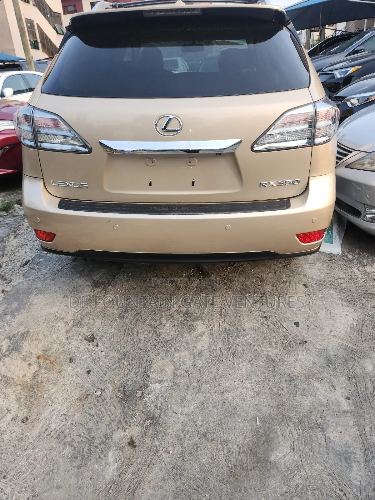 Lexus RX 350 2010 Gold