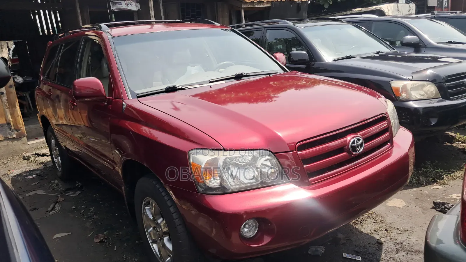 Toyota Highlander Limited V6 2005 Red