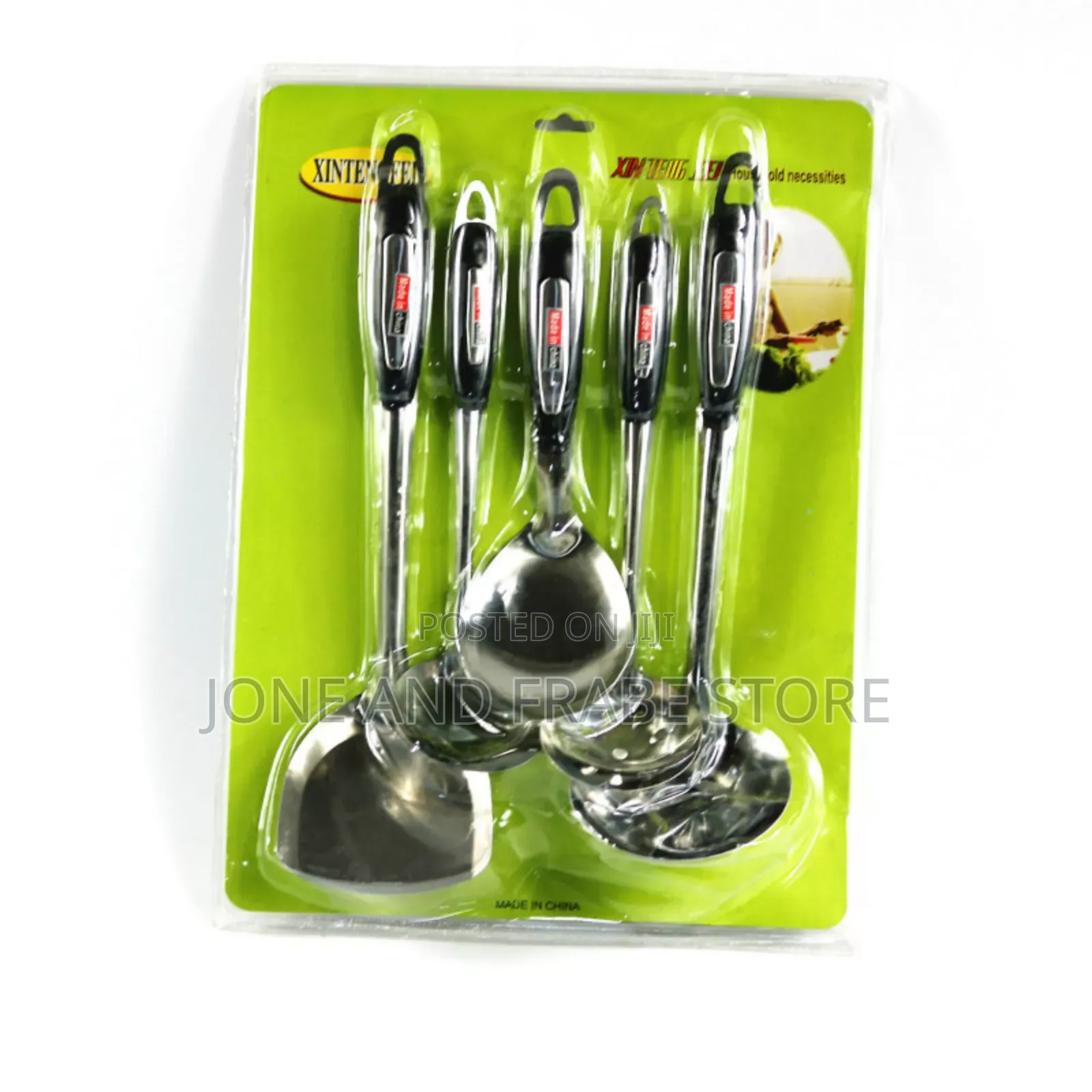 5pcs Stainless Steel Kitchen Cooking Spoons