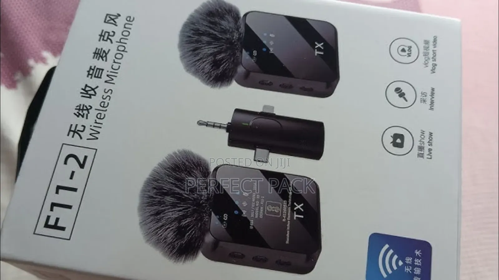 F11-2 Dual Wireless Microphone Kit