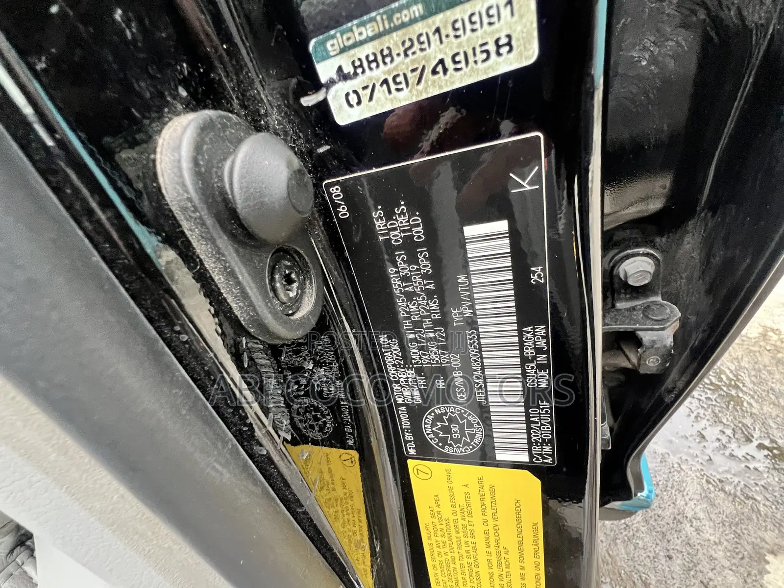 Toyota Highlander Limited 2009 Black
