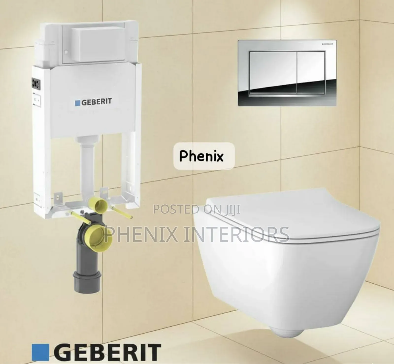 Geberit Wall Hung Toilet Water Closet
