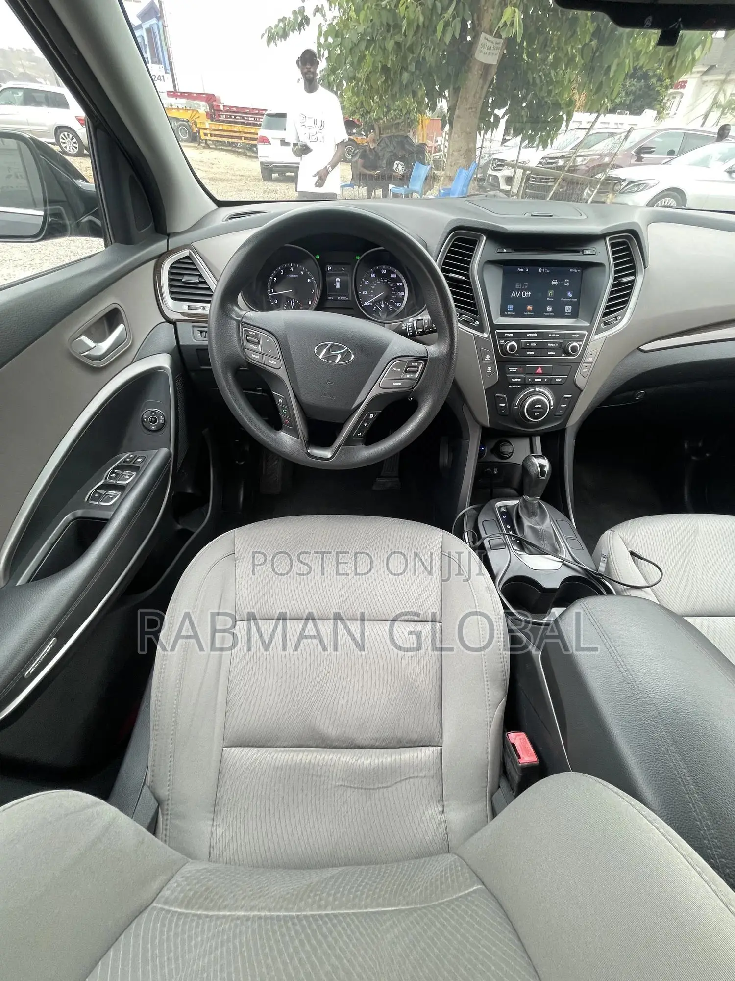 Hyundai Santa Fe SE AWD 2017 Black