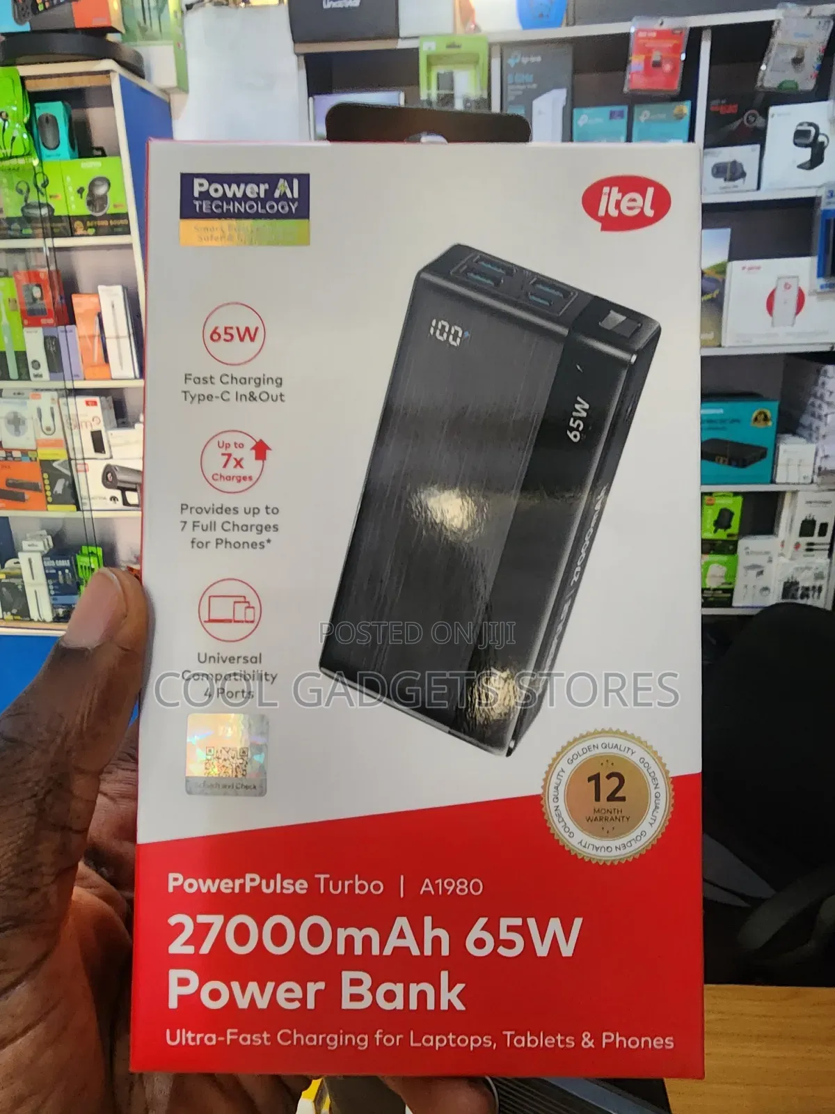 Itel Powerpulse A1980 27000mah 65w Laptop Power Bank