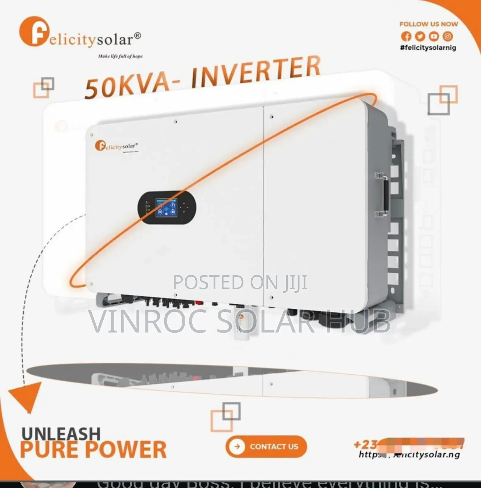 50kva 60kwh Felicity Solar System