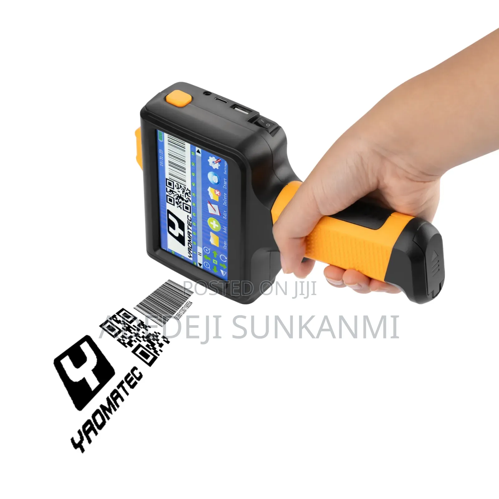 Handheld Printer With Bluetooth for Logo, Barcode and Expiry Date