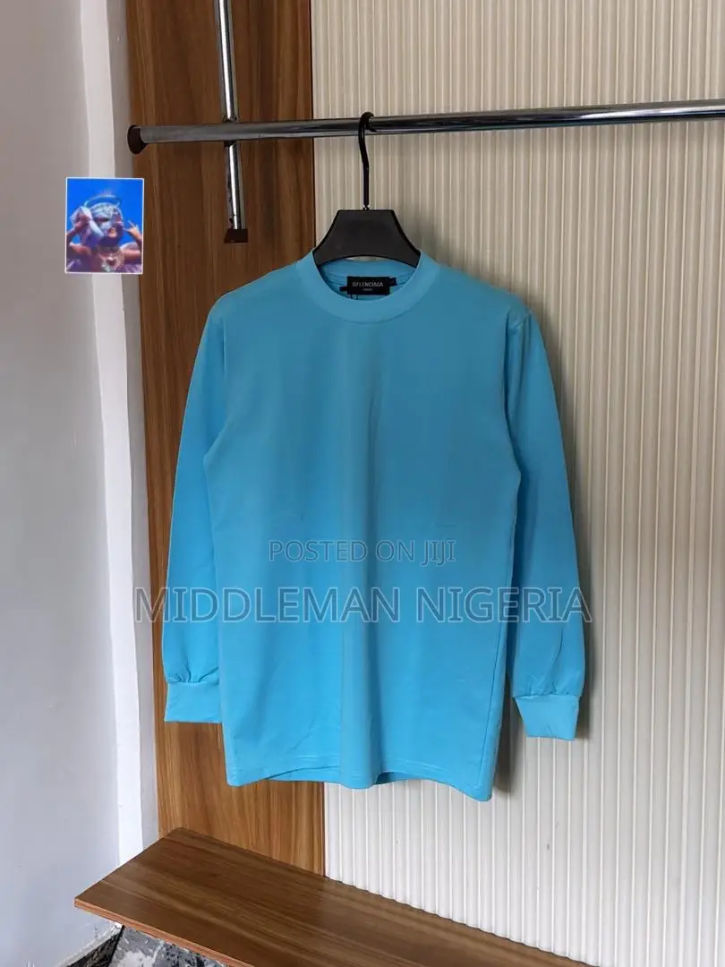Balenciaga Plain Long Sleeves Shirt