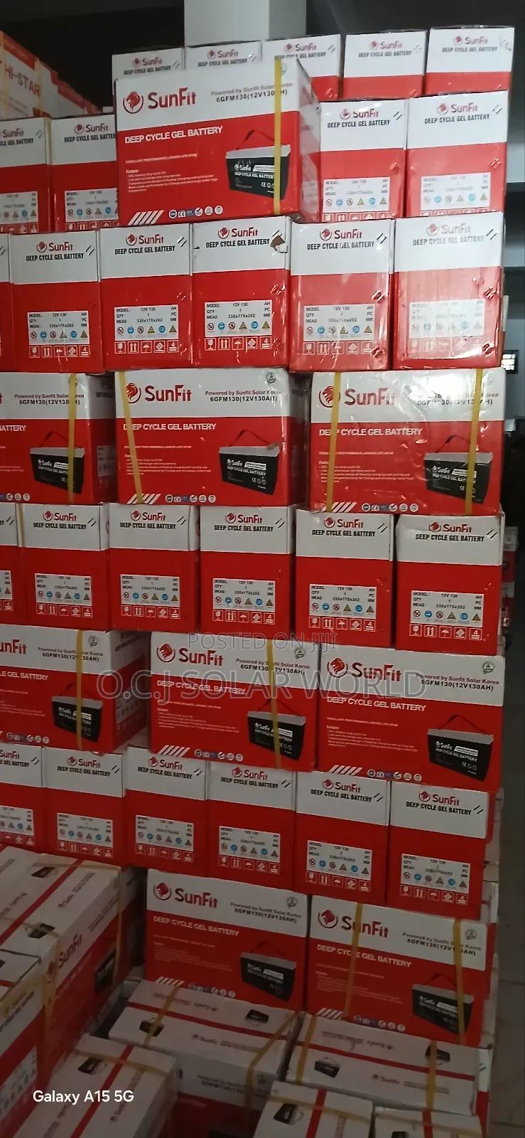 130ahs Sunfit Solar Battery