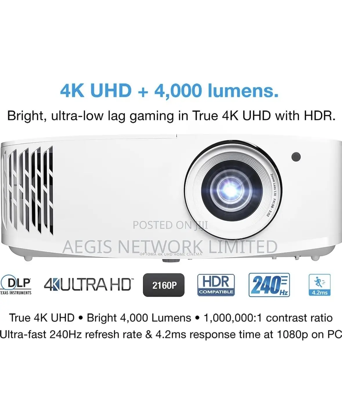 Optoma Uhd38x, Uhd 4000l