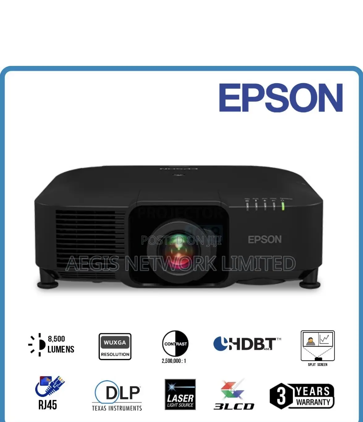 Epson Eb Pu1008b, 8500lumens Laser