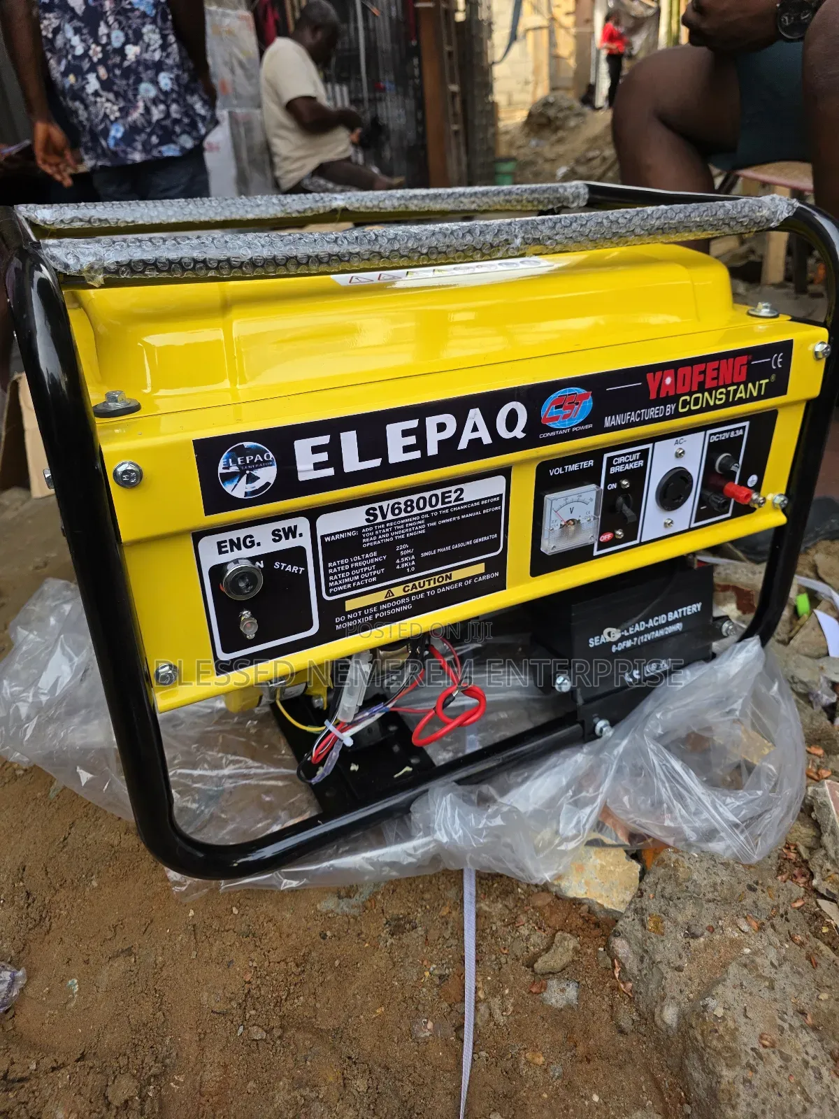 4.5kva Elepaq Constant Petrol Generator 100% Copper Coil