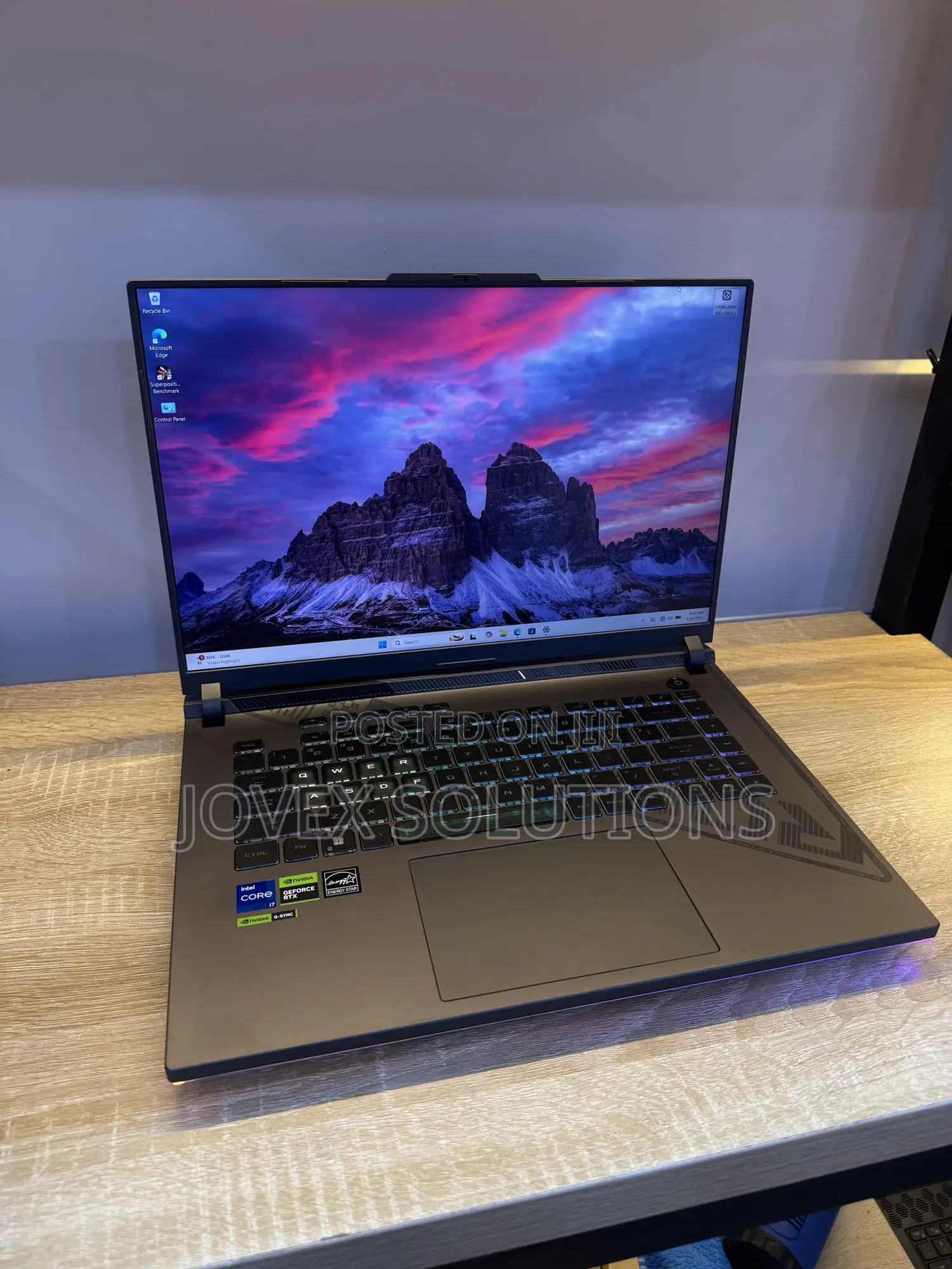 New Laptop Asus ROG Strix G16 G614 32GB Intel Core I7 SSD 1T