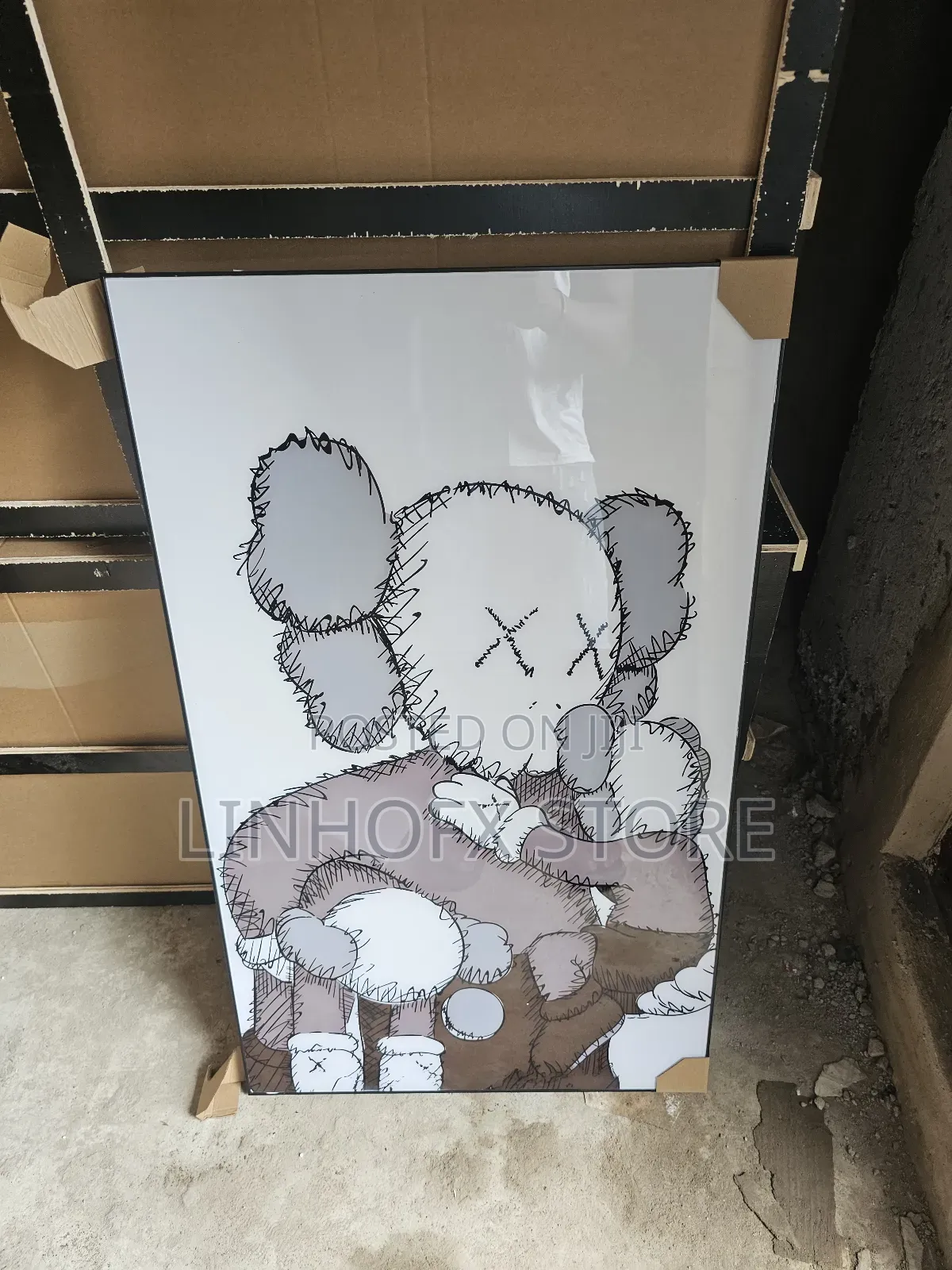 60 By 100 Glass Wall Frame