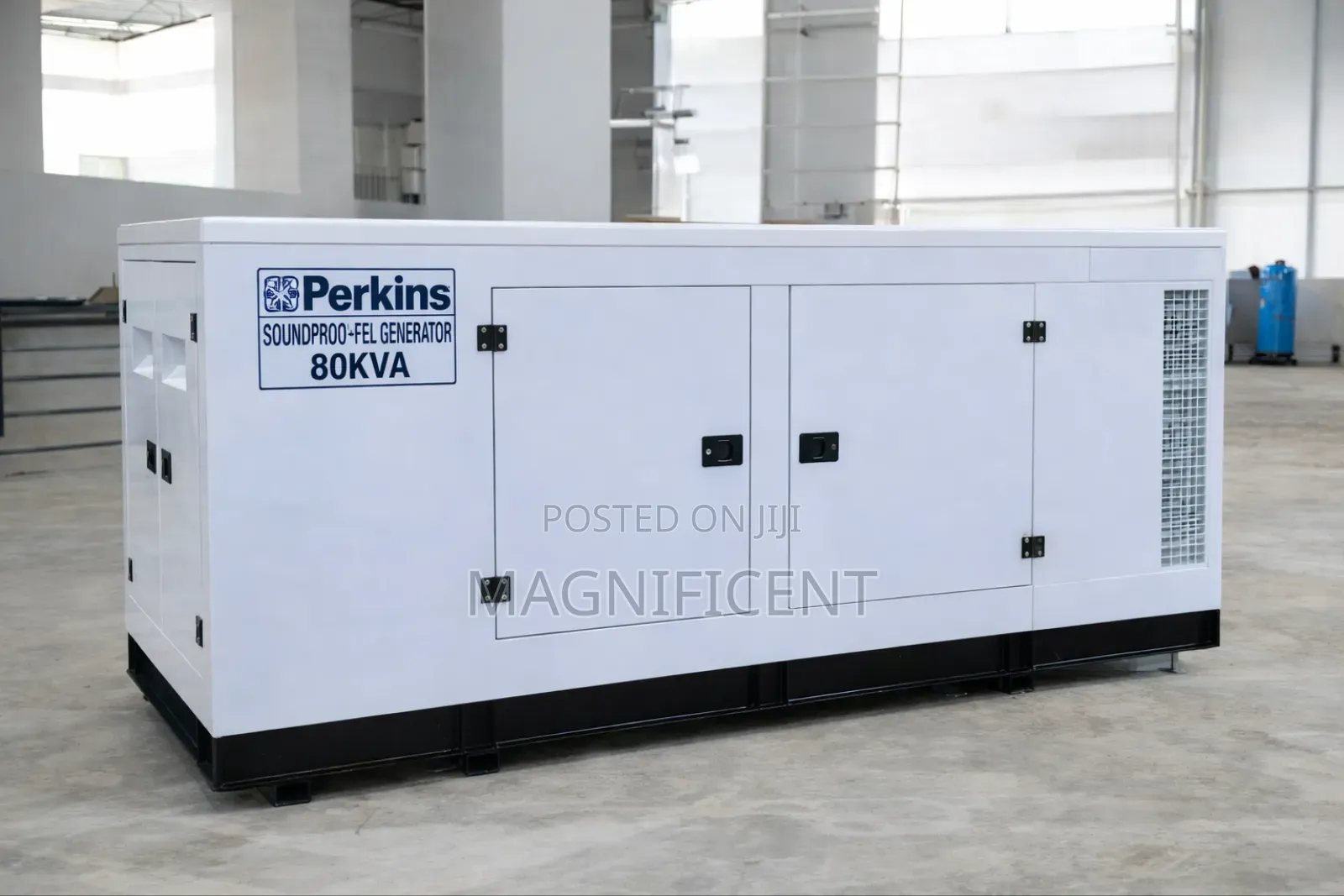 Perkins 80kva Industrial Soundproof Diesel Generator – Open Engine
