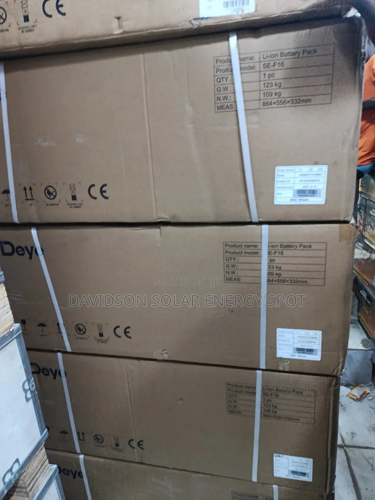 16kwh Deye Solar Lithium Ion Battery