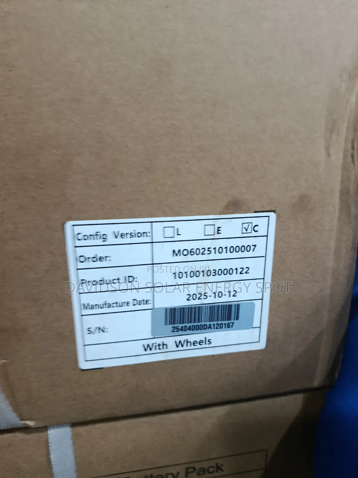 16kwh Deye Solar Lithium Ion Battery
