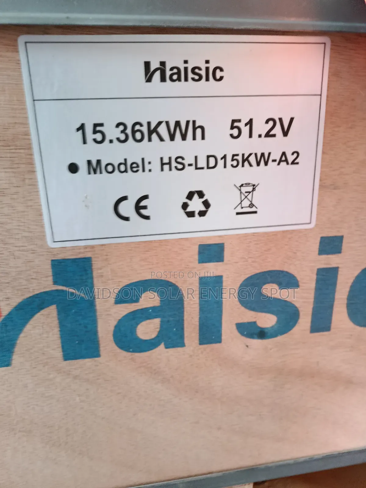 15kwh Haisic Solar Lithium Ion Battery